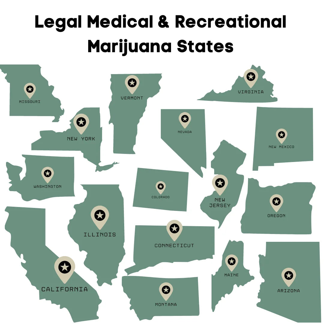 Cannabis Legality Across the US