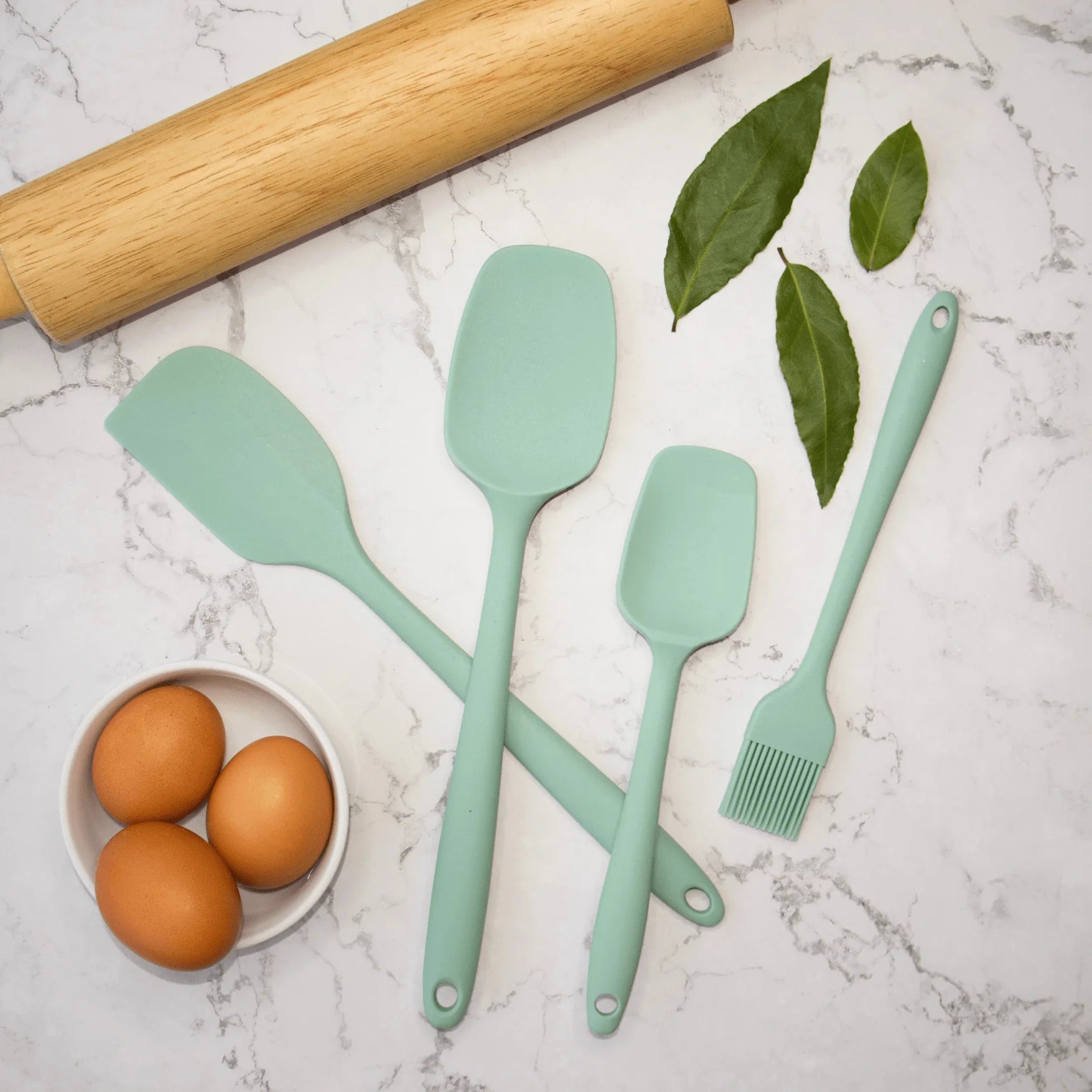 4pc Silicone Kitchen Spatula Set