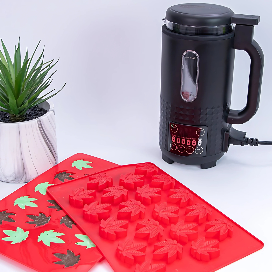 2pc Marijuana Leaf Silicone Candy Molds 40/pcs