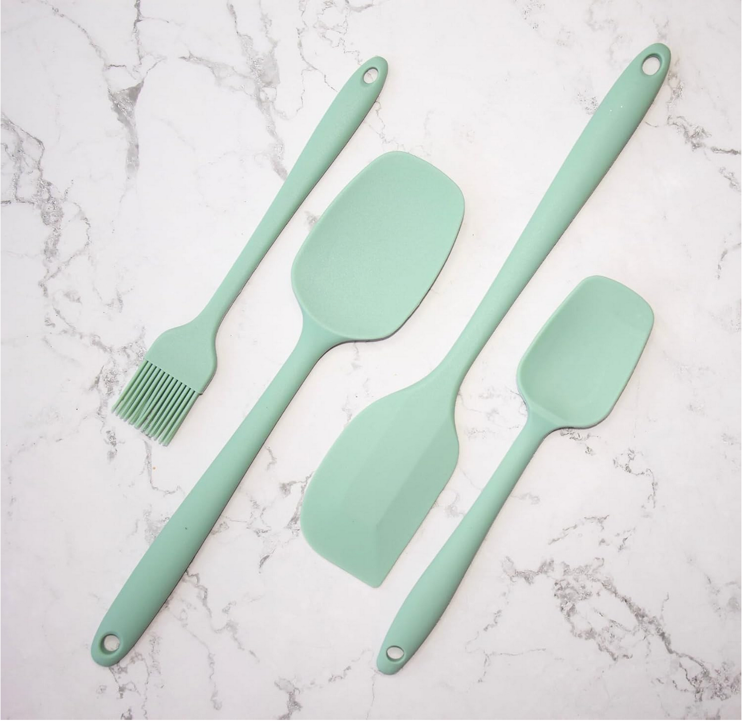 4pc Silicone Kitchen Spatula Set