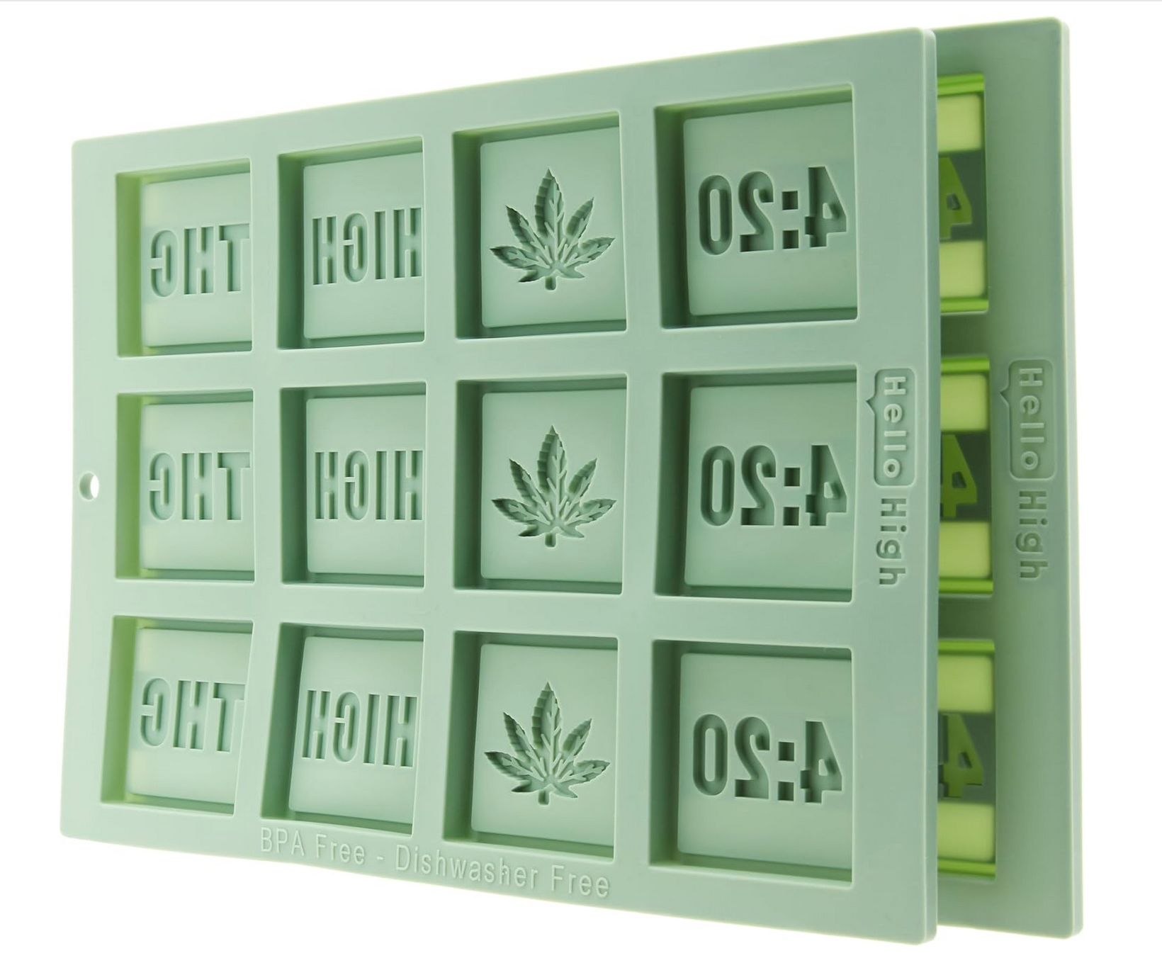Silicone 420 Themed Candy Molds 24/pcs